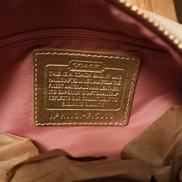 Vintage Coach handbag tan Colorblock - Picture 9 of 9